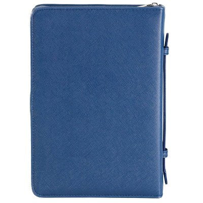 Bless the Lord Bible Cover, Navy, X-Large