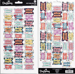 BIBLE TABS-DITZY FLORAL
