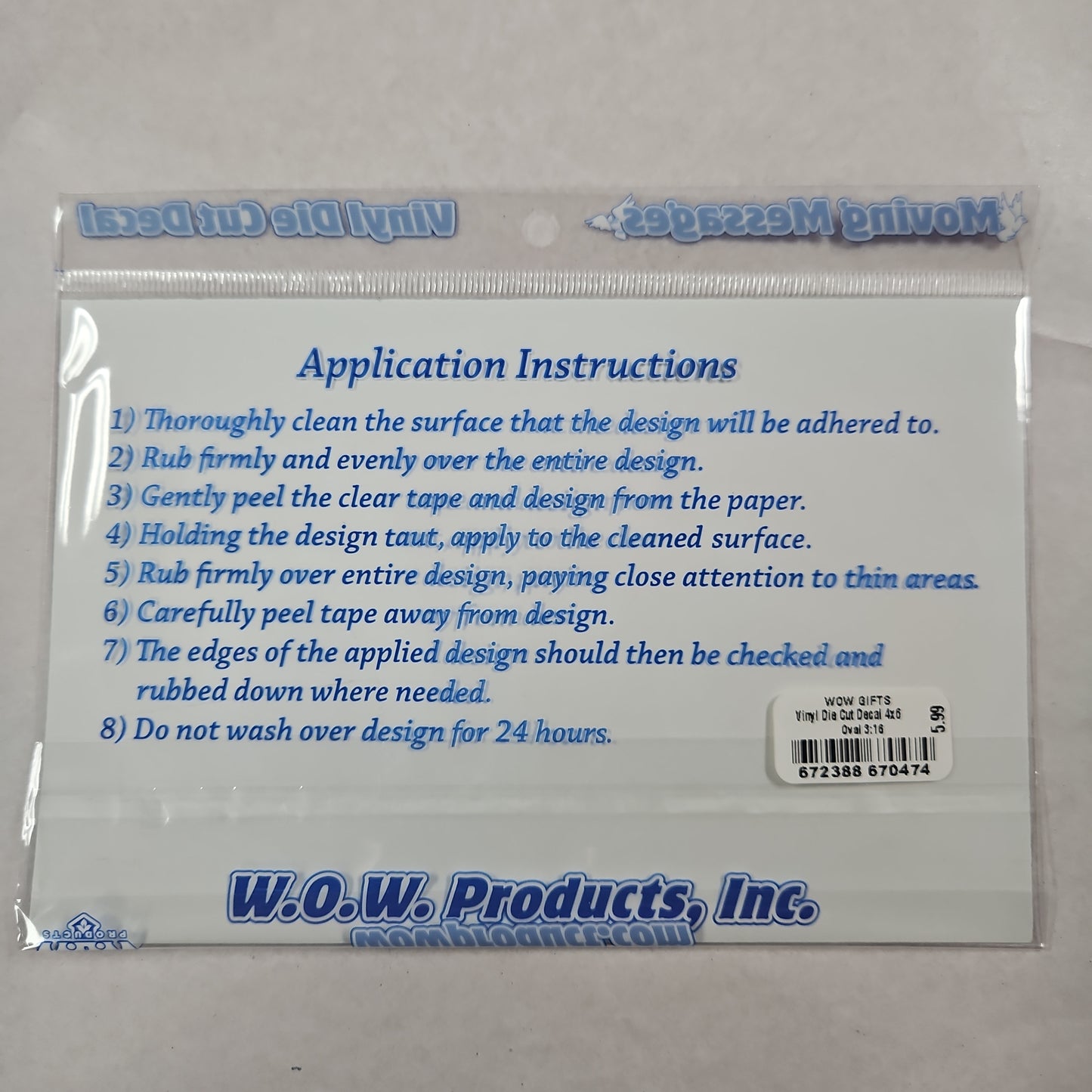 WINDOW STICKER-3:16 OVAL