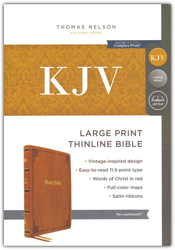 KJV, Thinline Bible, Large Print