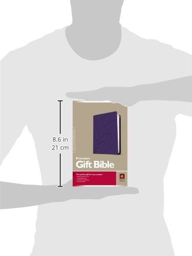 Premium Gift Bible NLT, Petals (LeatherLike, Purple, Red Letter)