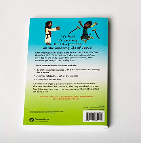 Our Daily Bread for Kids: Bible Quizzes & Games: All about Jesus