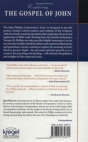 Exploring the Gospel of John (John Phillips Commentary Series)