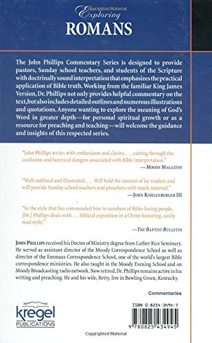 Exploring Romans (John Phillips Commentary Series) (The John Phillips Commentary Series)