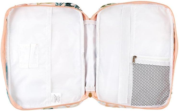Canvas Bible Cover with Carry Handle and Zipper-The Lord is greater than the giants