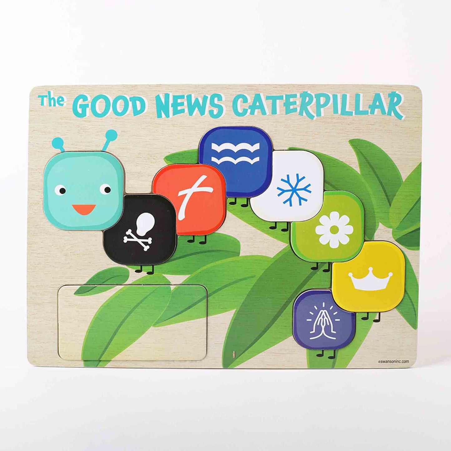 Wooden Puzzle – Chunky Pieces – Good News Caterpillar