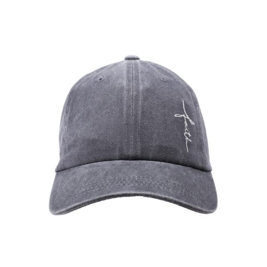 Faith Hat Washed Grey