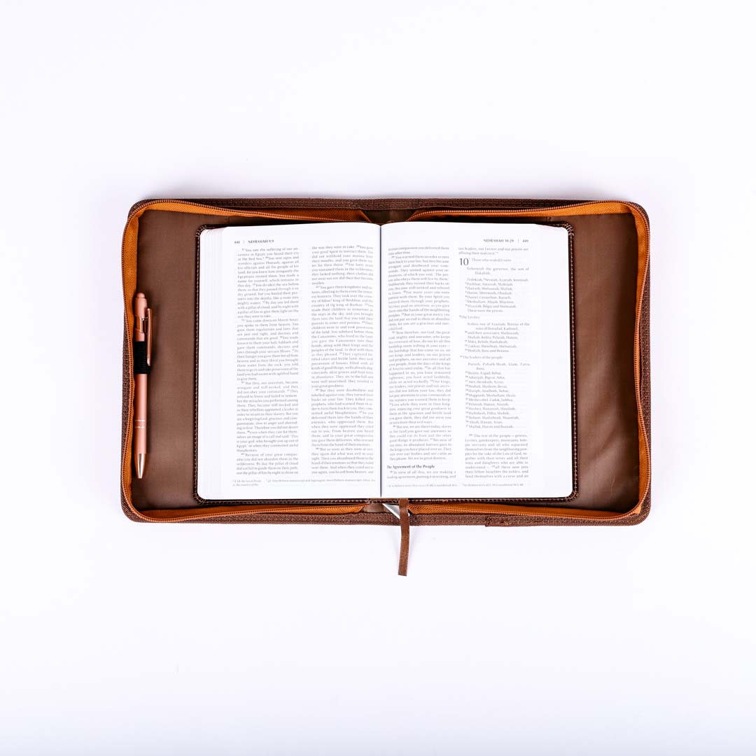 IMITATION LEATHER STAND FIRM 2-TONE BROWN L