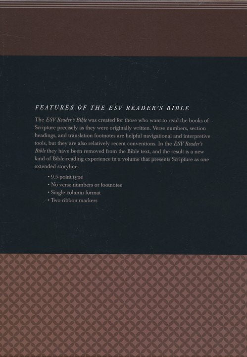 ESV Reader's Bible