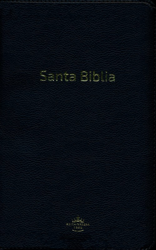 Biblia RVR 1960 Edición Portátil con Cierre, Letra Grande, Tamaño Manual