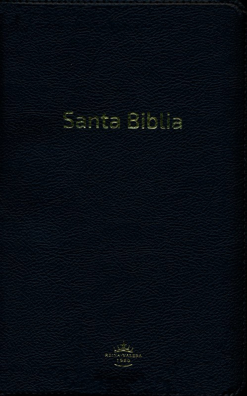 Biblia RVR 1960 Edición Portátil con Cierre, Letra Grande, Tamaño Manual