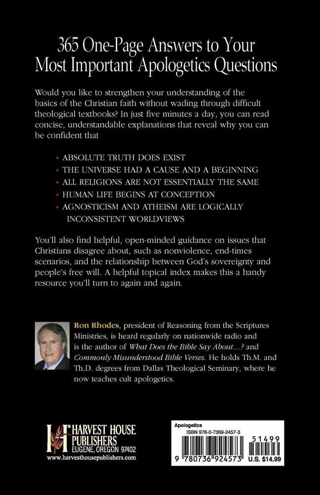 5-Minute Apologetics for Today: 365 Quick Answers to Key Questions