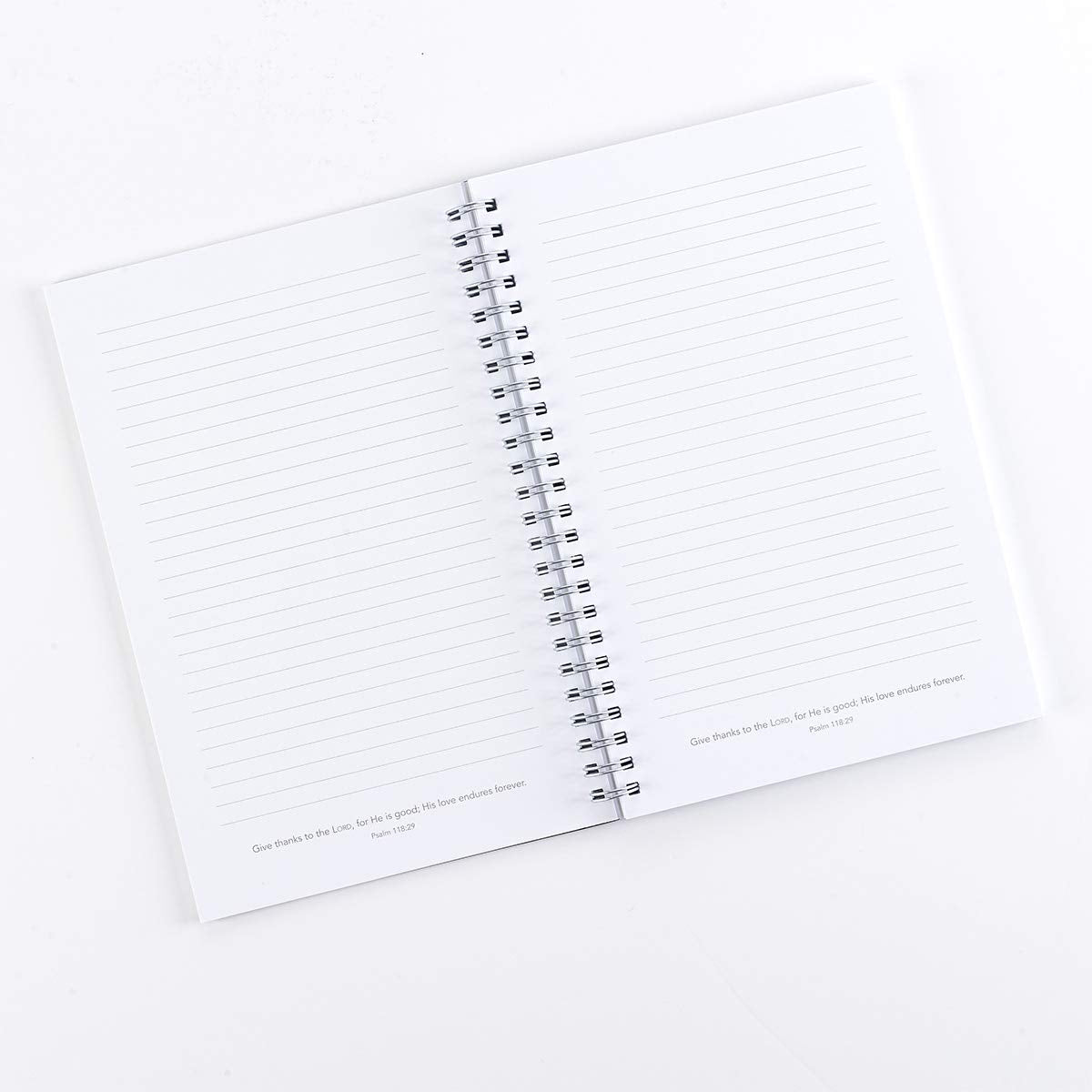 Christian Art Gifts Notebook Hope in the Lord Isaiah 40:31 Bible Verse Inspirational Writing Notebook Gratitude Prayer Journal Flexible PVC Cardstock Cover 128 Ruled Pages w/Scripture, 6 x 8.5 Inches