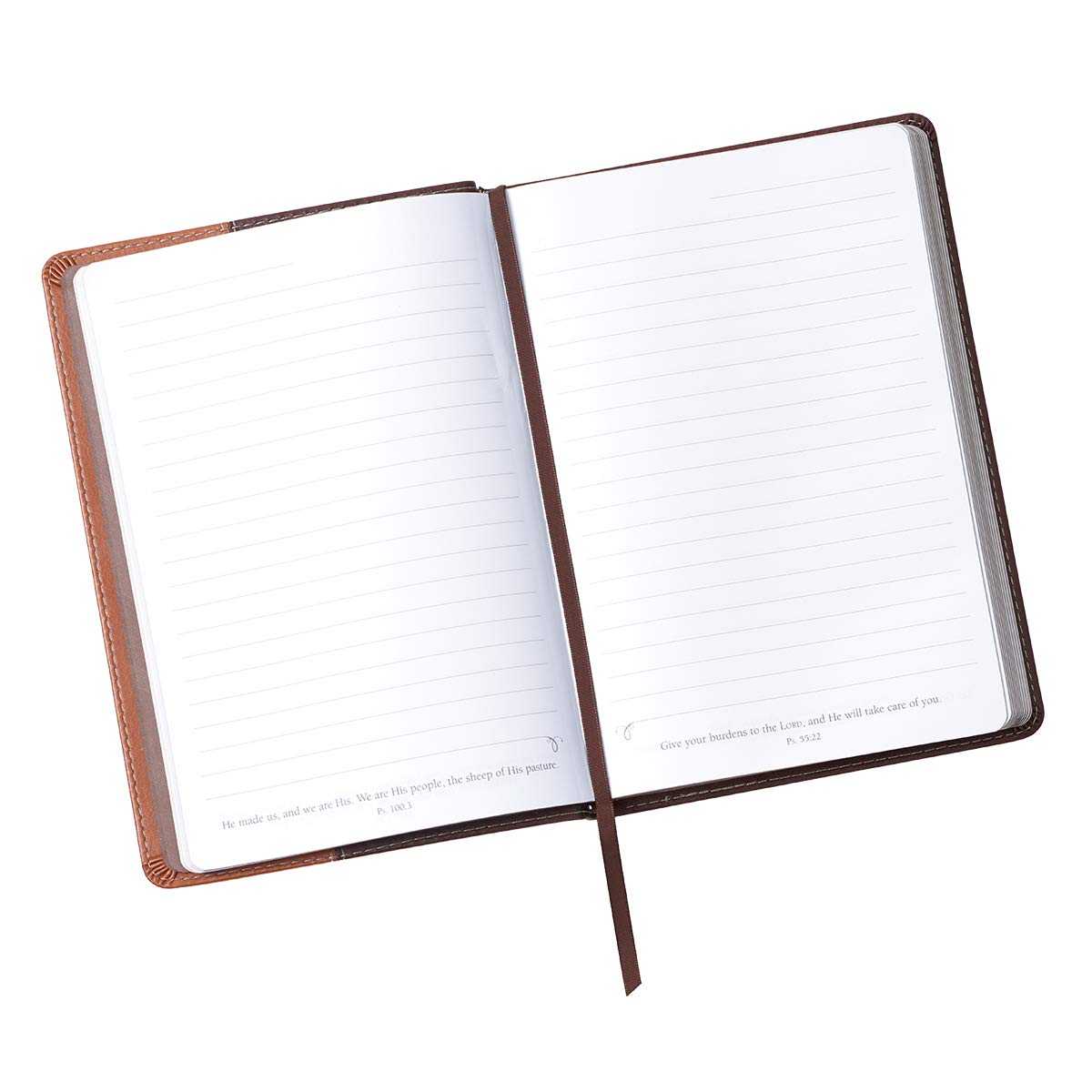 Journal Wings Like Eagles Isaiah 40:31 Bible Verse, Inspirational Scripture Notebook, Ribbon Marker