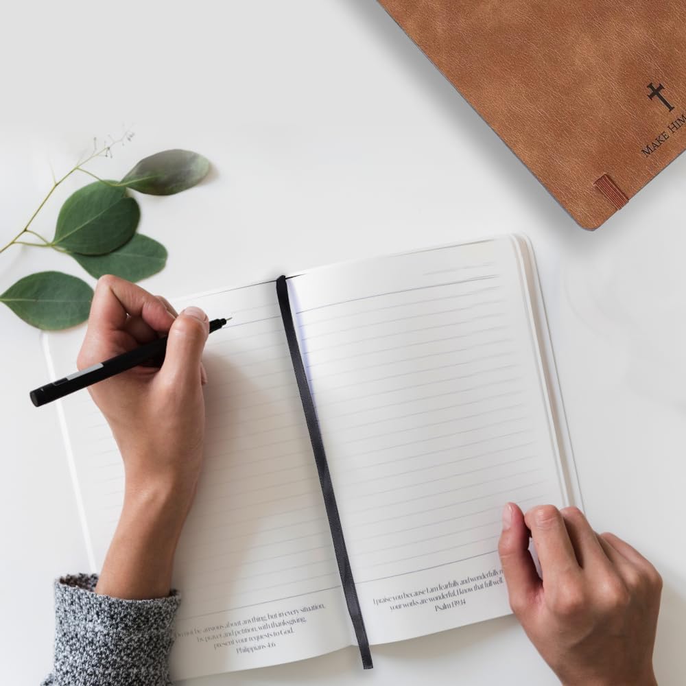 Jeremiah 29:11 Grey Hardcover Faux Leather Journal