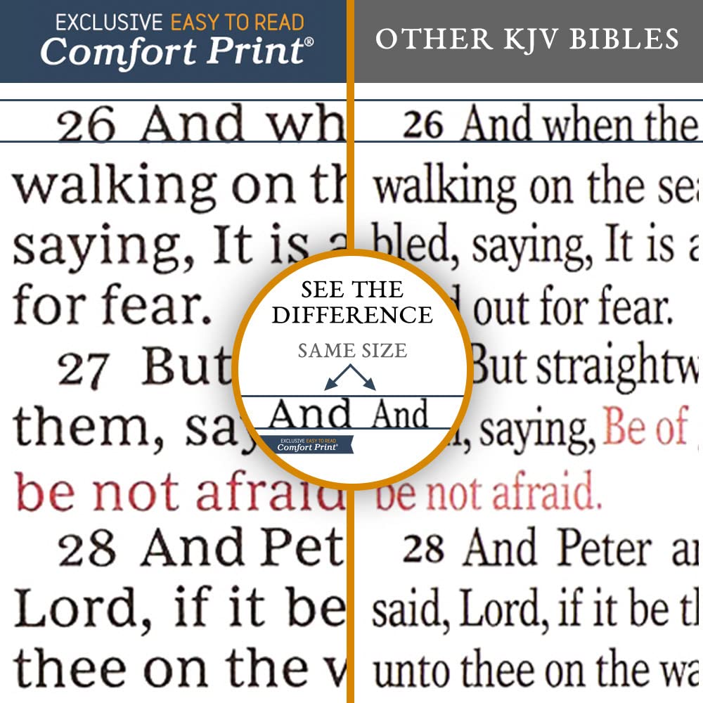 KJV, Thinline Bible, Large Print