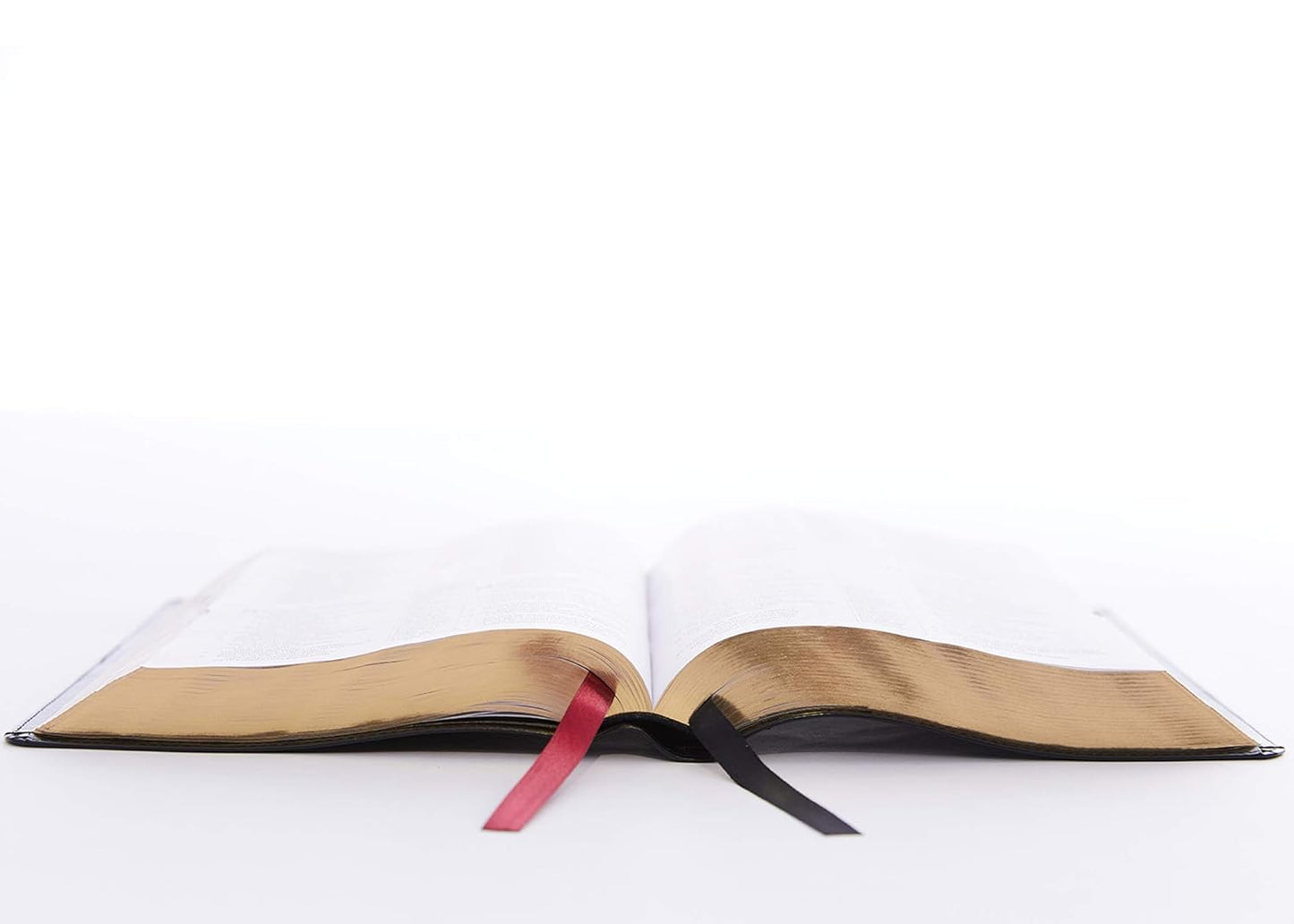 The NKJV, Open Bible, Black Leathersoft, Red Letter, Comfort Print (Thumb Indexed)