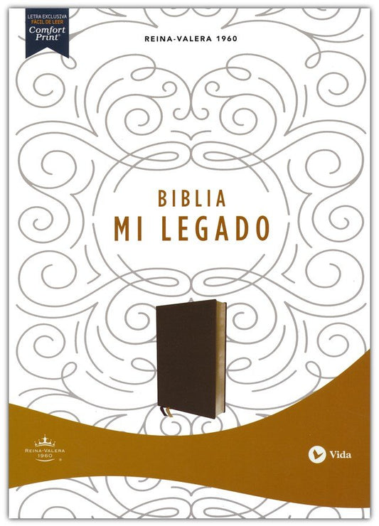 Reina Valera 1960 Biblia Mi Legado, Leathersoft, Café, Una Columna, Interior a dos colores (Spanish Edition)