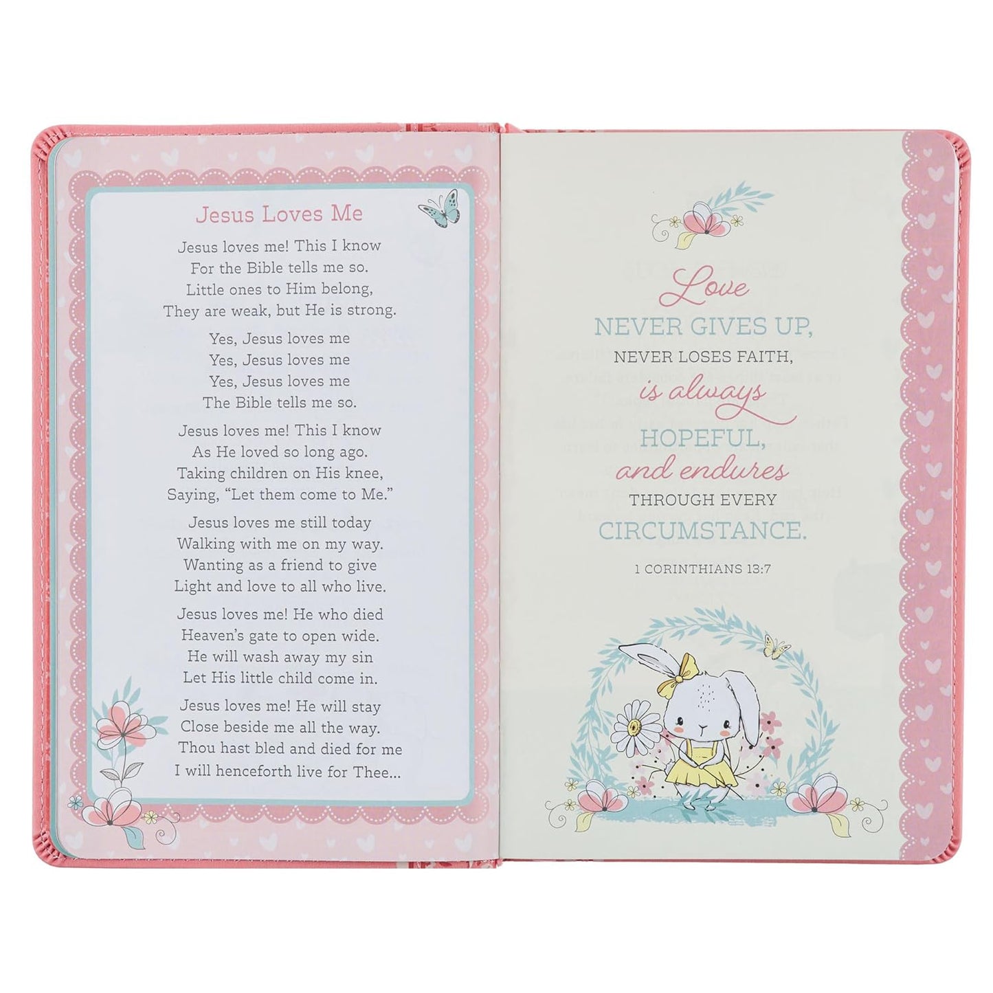 NLT Keepsake Holy Bible for Baby Girls
