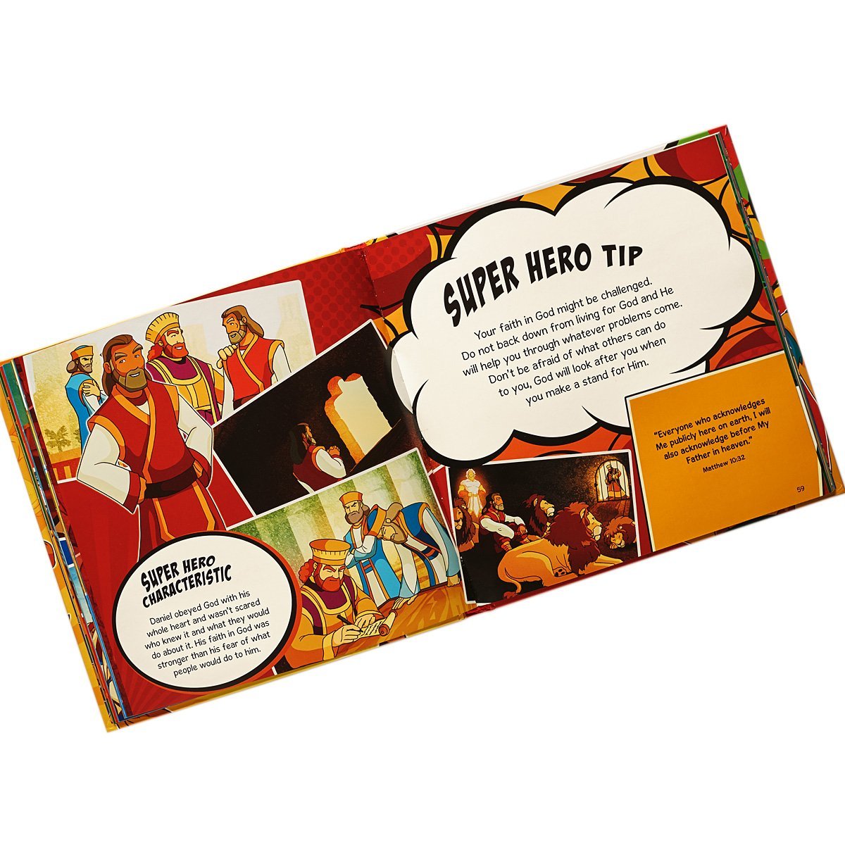 Super Heroes Storybook: Strong and Brave Bible Heros Who Changed the World For Jesus