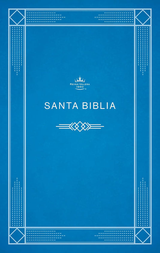 RVR 1960 Biblia edición económica, azul tapa rústica | RVR 1960 Economic Bible Blue Paperback