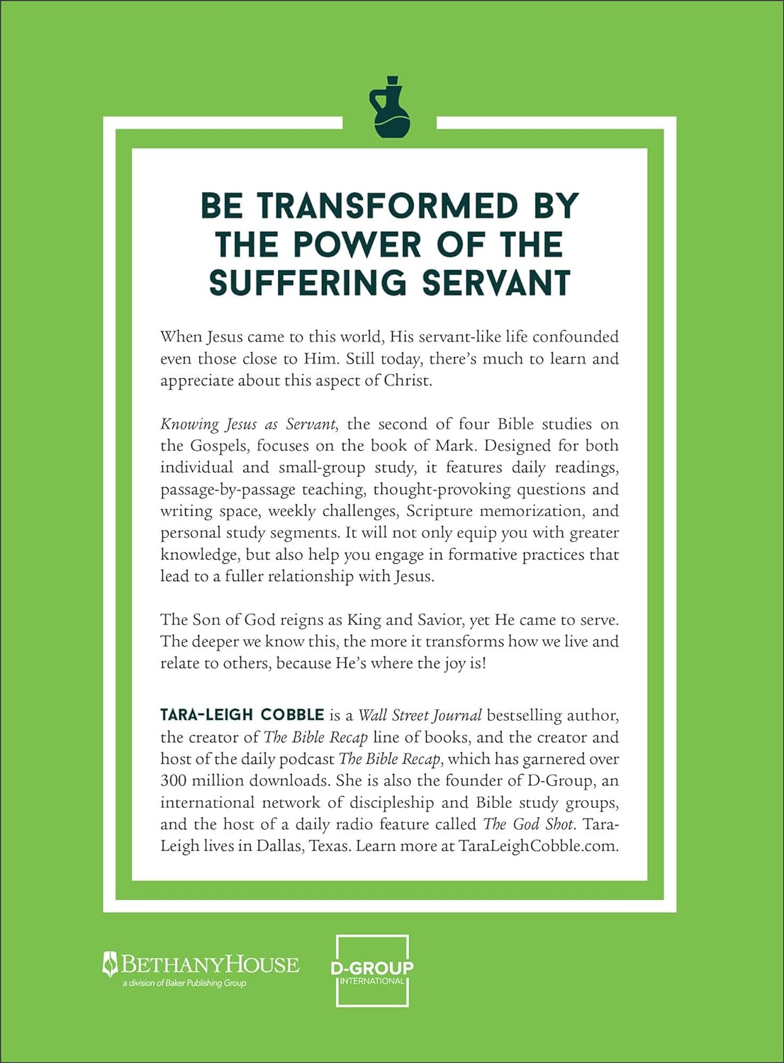 Knowing Jesus as Servant: A 10-Session Bible Study on the Gospel of Mark