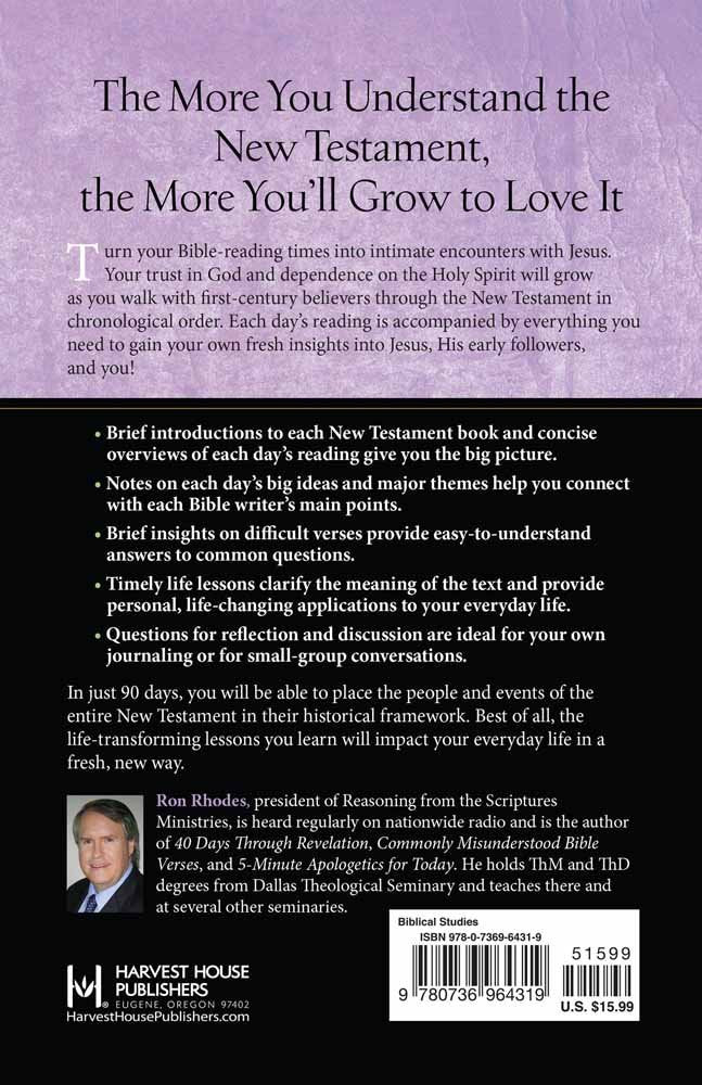 90 Days Through the New Testament in Chronological Order: *Helpful Timeline *Powerful Insights *Personal Application