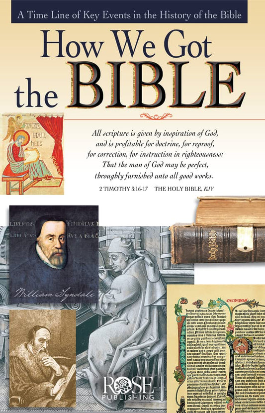 PAMPHLET- How We Got the Bible: A Time Line of Key Events in the History of the Bible (Increase Your Confidence in the Reliability of the Bible)