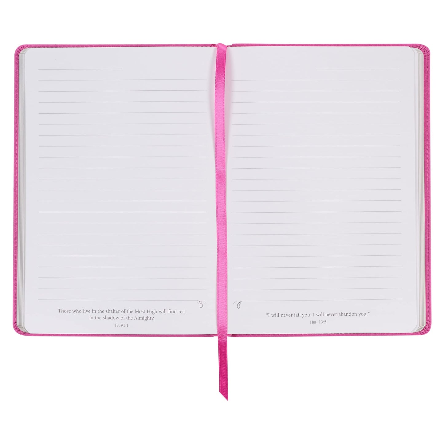 Journal With God All Things Are Possible Matthew 19:26 Wreath Inspirational Scripture Notebook, Ribbon Marker