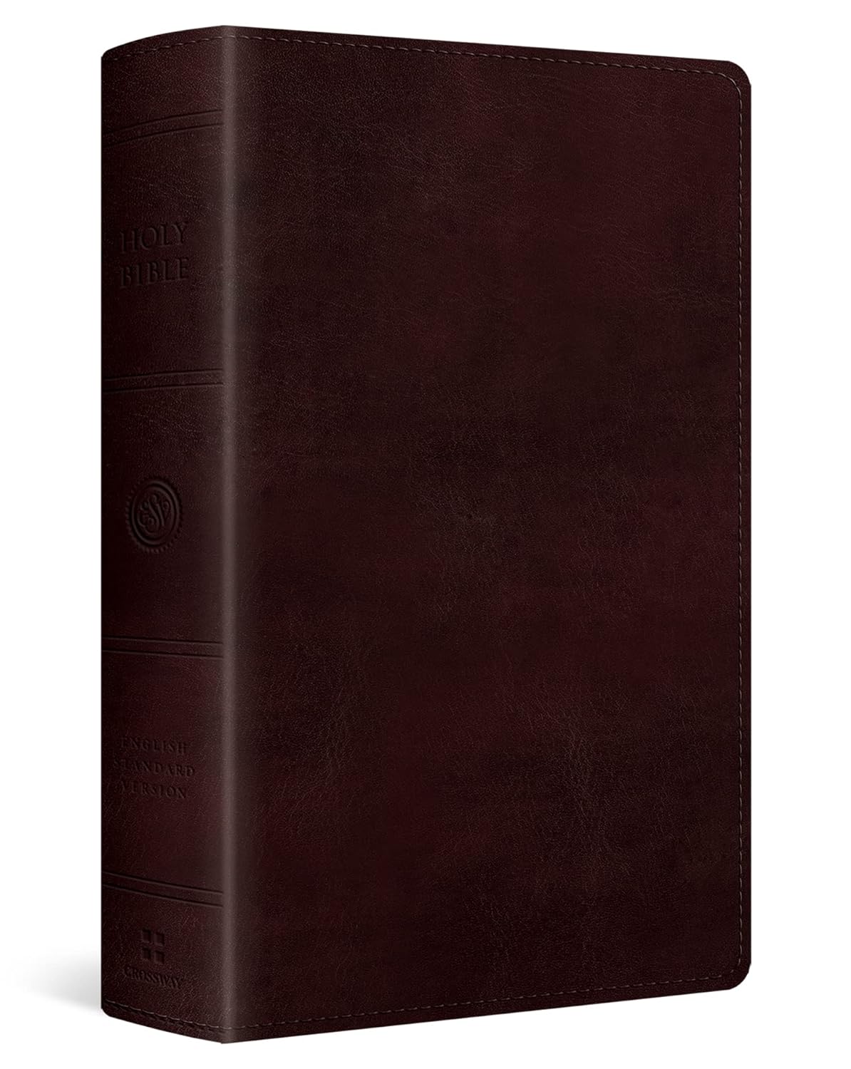 ESV Personal Size Large Print Bible Mahogany