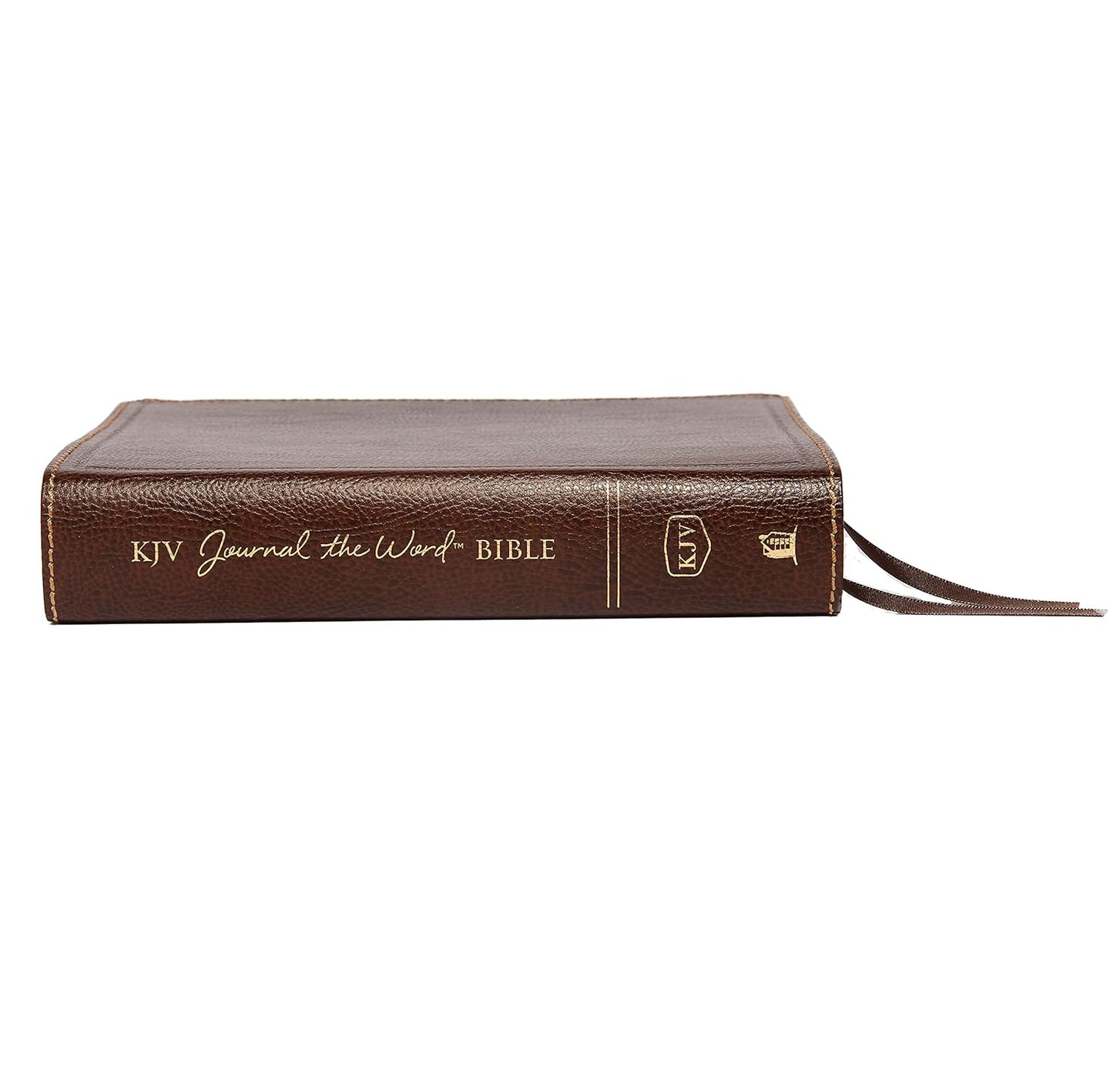 KJV Journal the Word Bible, Reflect, Journal or Create Art Next to Your Favorite Verses (Brown Bonded Leather, Red Letter, Comfort Print: King James Version Holy Bible)