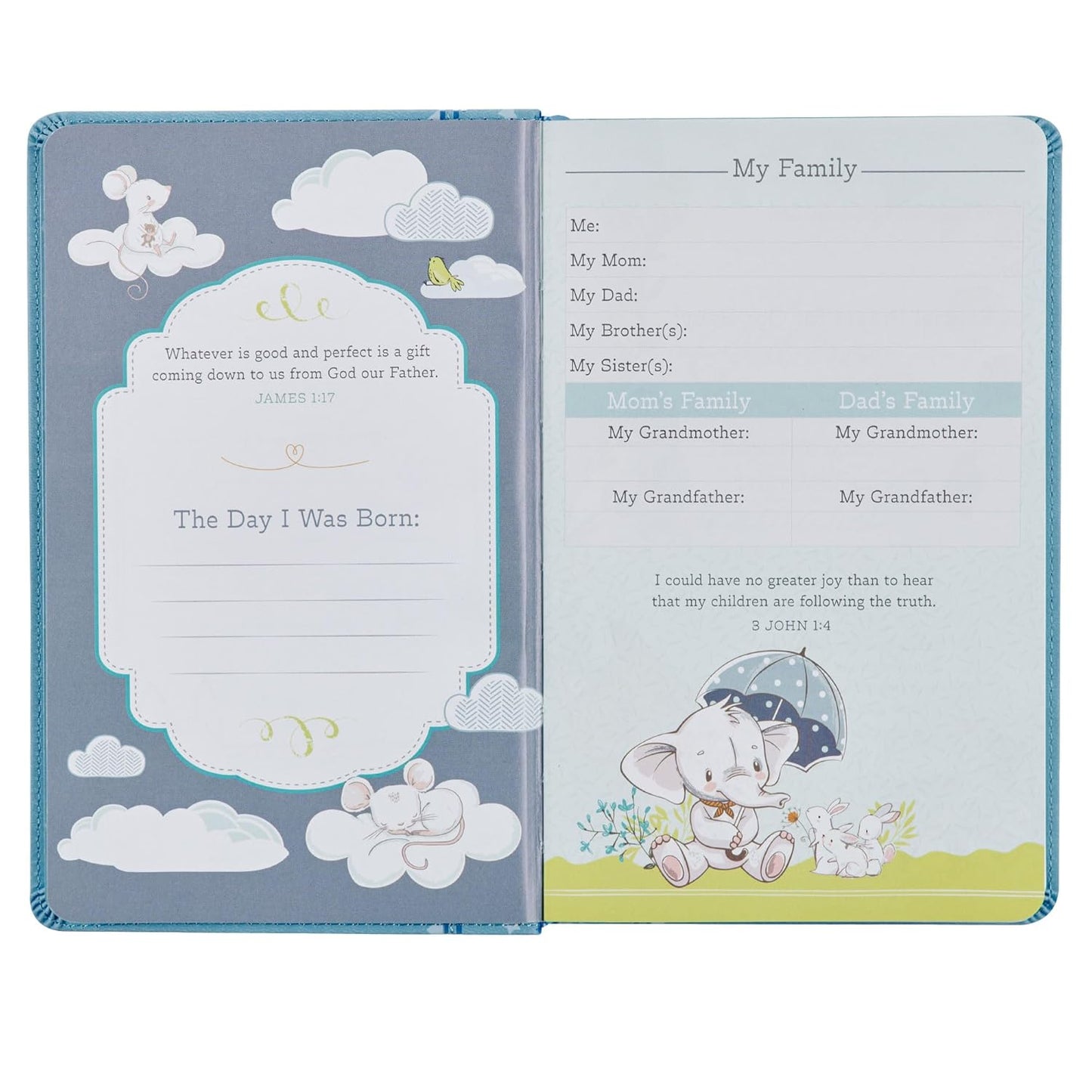 NLT Keepsake Holy Bible for Baby Boys
