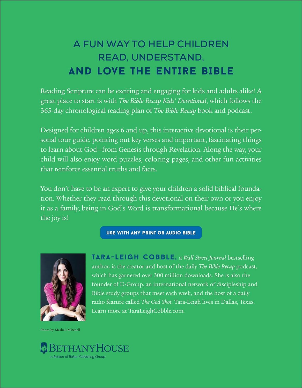 The Bible Recap Kids' Devotional: 365 Reflections and Activities for Children and Families
