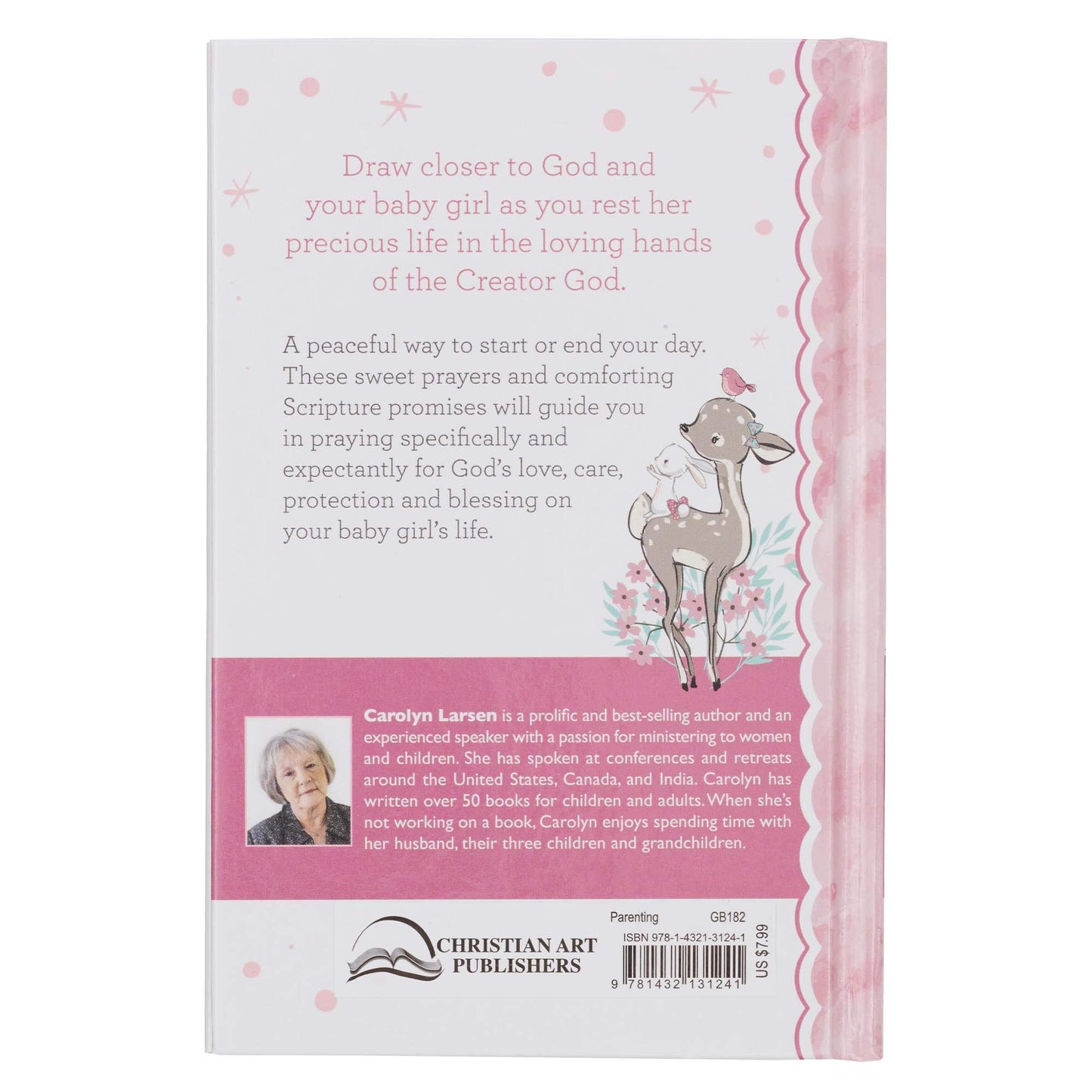 Prayers For My Baby Girl - 40 Prayers with Scripture Padded Hardcover Gift Book For Moms