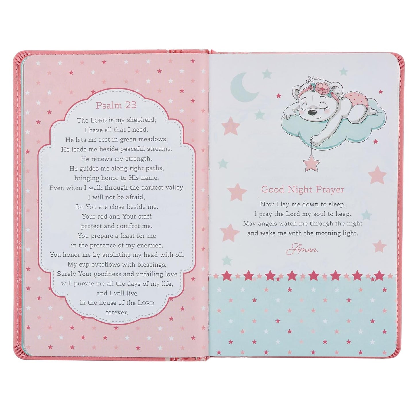NLT Keepsake Holy Bible for Baby Girls