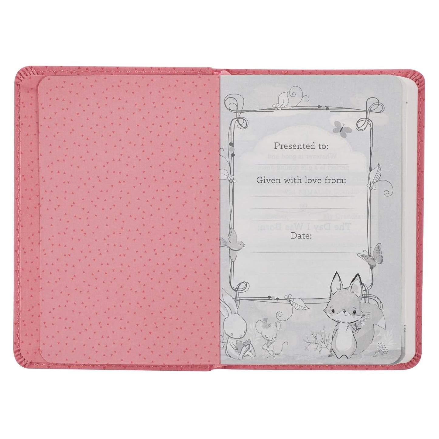 NLT New Testament with Psalms Holy Bible for Baby Girls