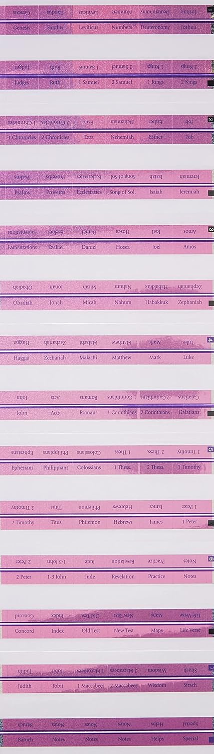 Princess Bible Tabs (Majestic™ Bible)