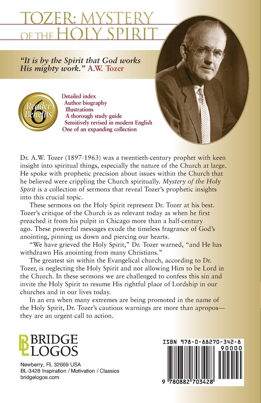 Tozer: Mystery of the Holy Spirit