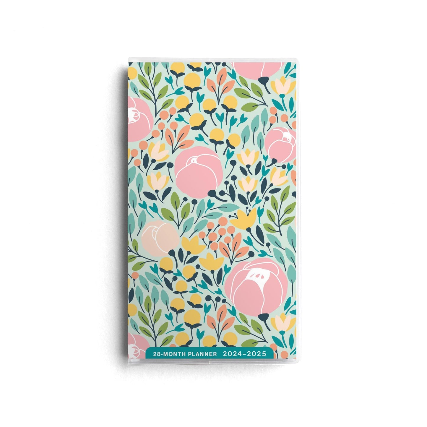 Pink Floral 2024 – 2025 Planner - 28-Month - 2 Year Pocket Calendar