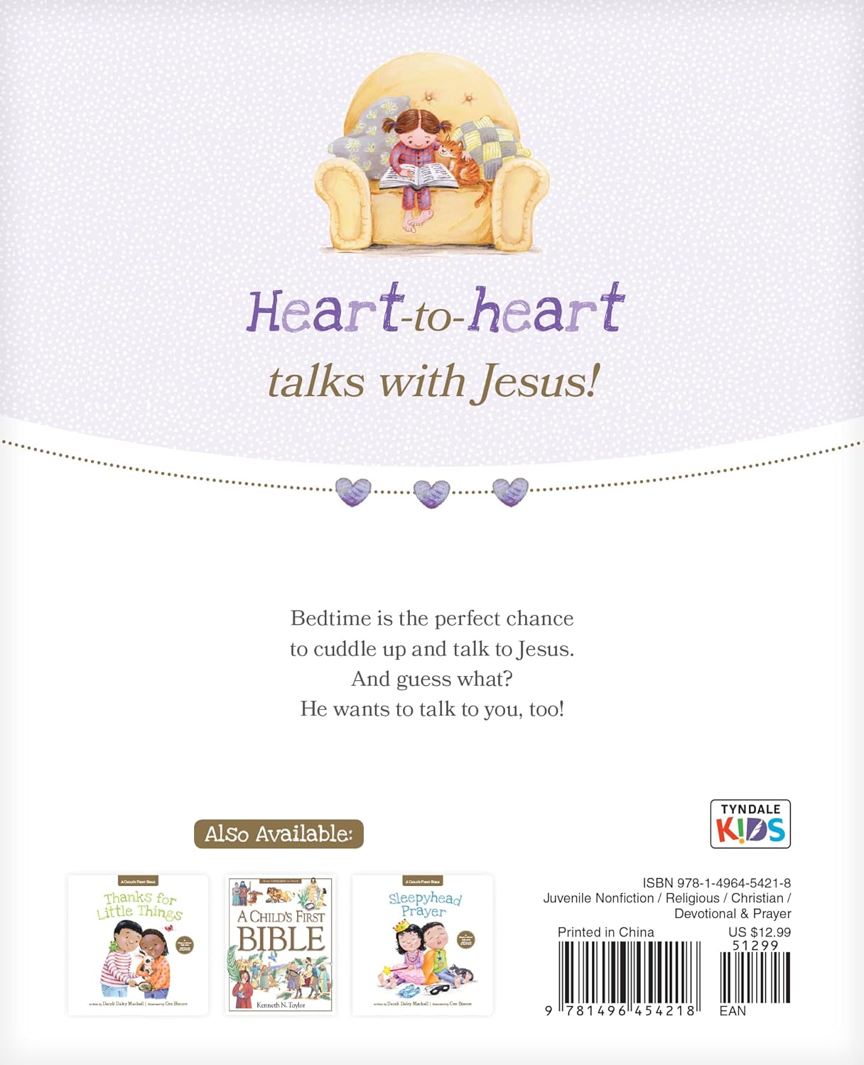 A Child’s First Bedtime Prayers: 25 Heart-to-Heart Talks with Jesus