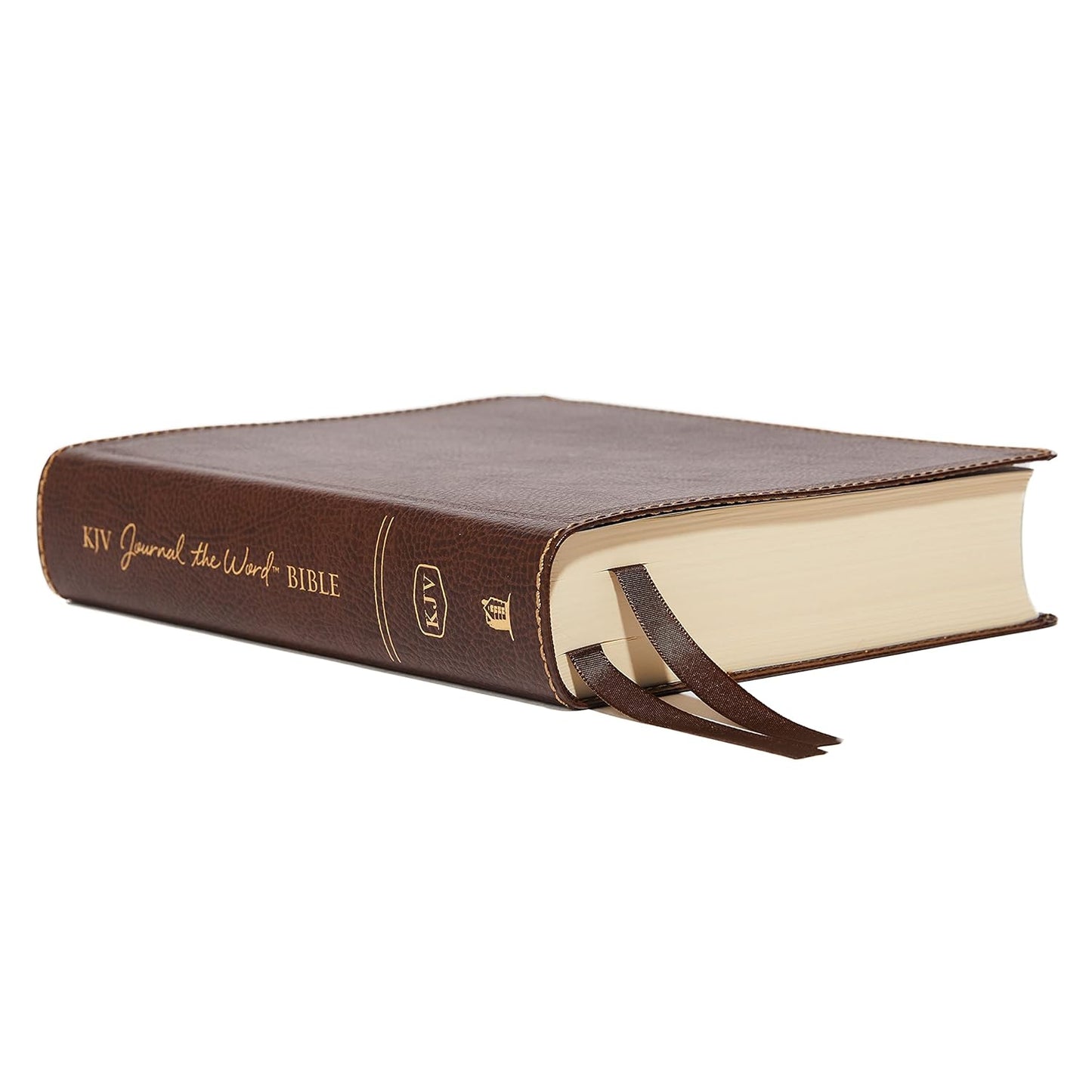 KJV Journal the Word Bible, Reflect, Journal or Create Art Next to Your Favorite Verses (Brown Bonded Leather, Red Letter, Comfort Print: King James Version Holy Bible)
