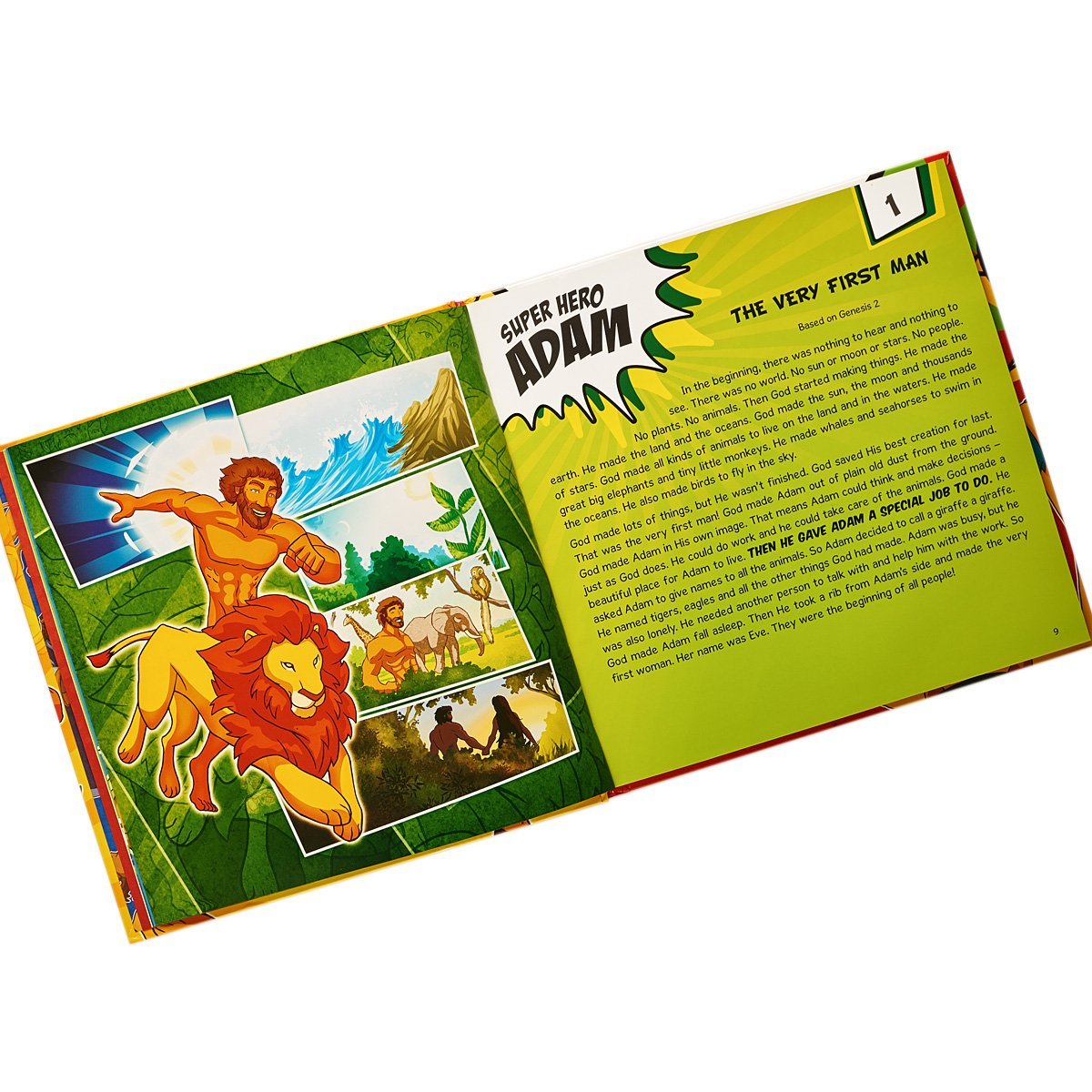 Super Heroes Storybook: Strong and Brave Bible Heros Who Changed the World For Jesus