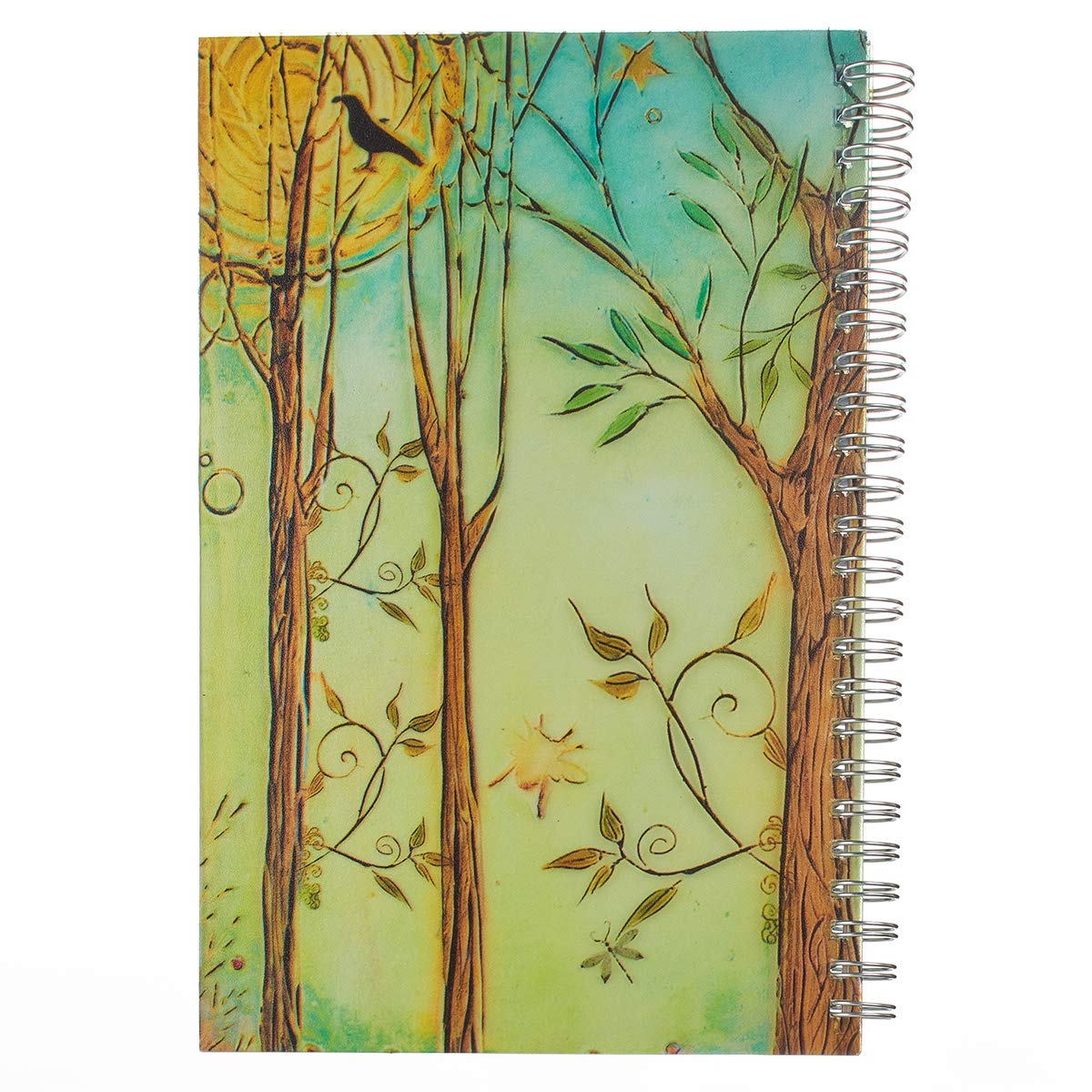 Christian Art Gifts Notebook Hope in the Lord Isaiah 40:31 Bible Verse Inspirational Writing Notebook Gratitude Prayer Journal Flexible PVC Cardstock Cover 128 Ruled Pages w/Scripture, 6 x 8.5 Inches