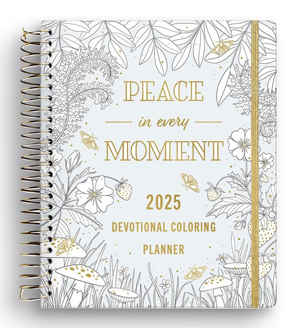 Peace in Every Moment Devotional Coloring Planner