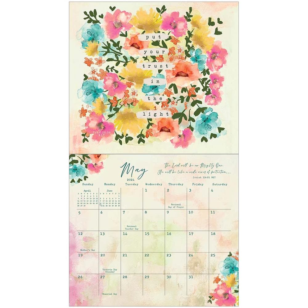 2024 Be Still Wall Calendar