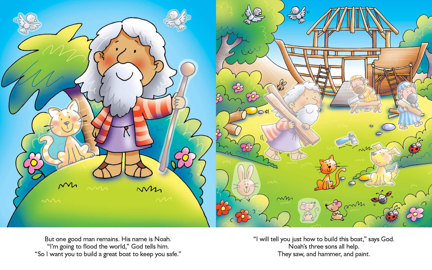 The Story of Noah Sticker Book (Candle Bible for Toddlers)