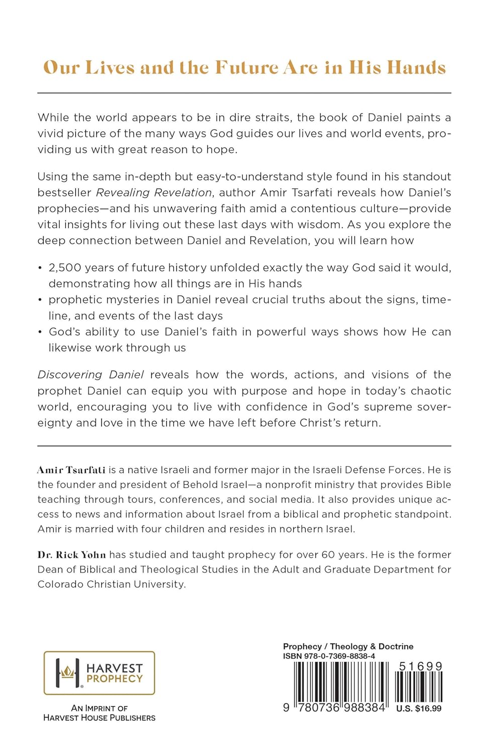 Discovering Daniel: Finding Our Hope in God’s Prophetic Plan Amid Global Chaos
