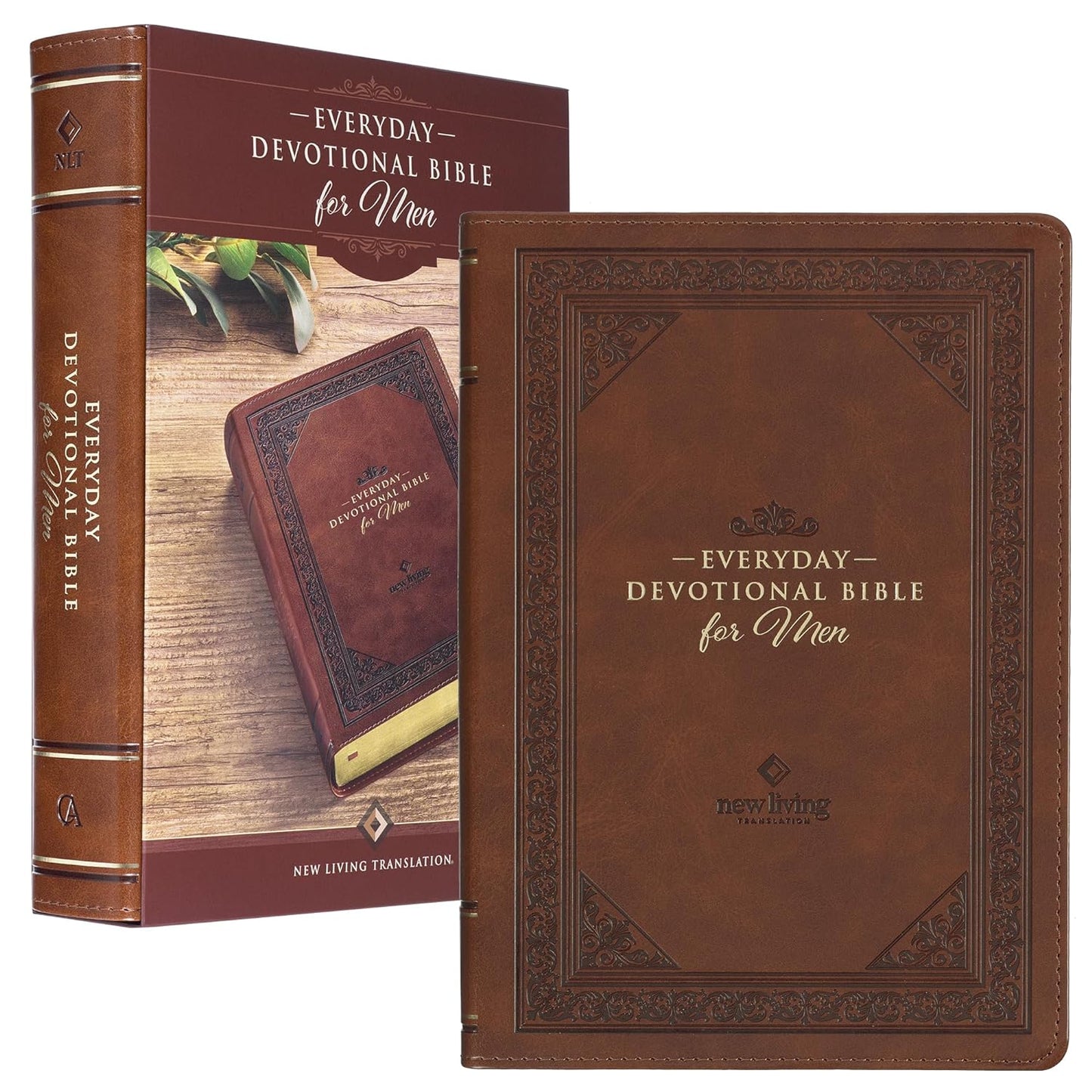 NLT Holy Bible Everyday Devotional Bible for Men
