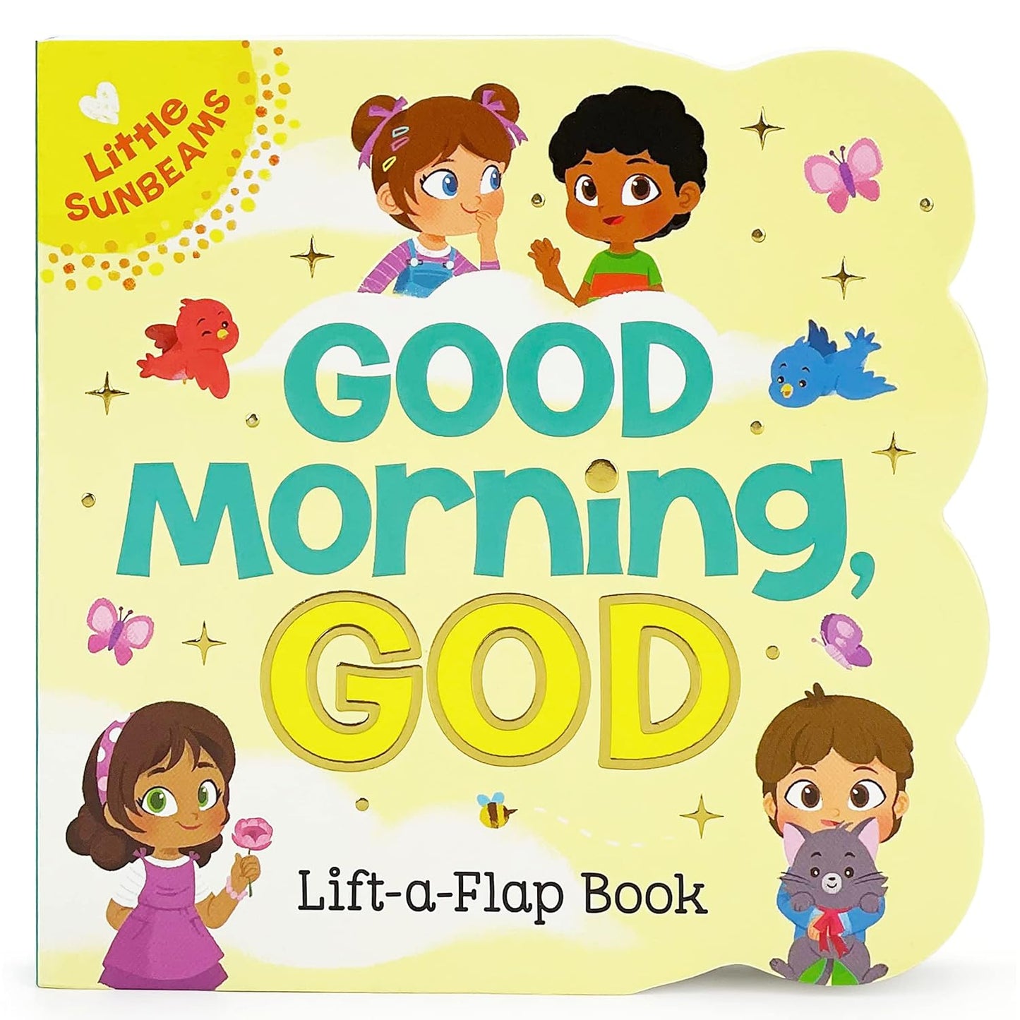 Good Morning, God - Lift-a-Flap Board Book Gift for Easter Basket Stuffer, Christmas, Baptism, Birthdays