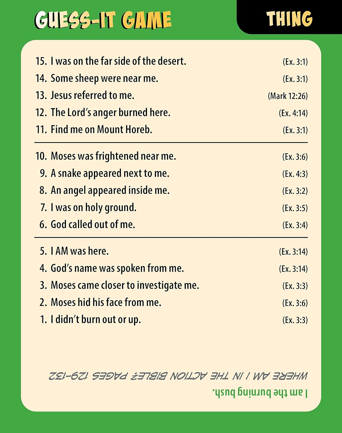 The Action Bible Guess-It Game (Action Bible Series)